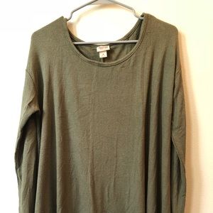 Olive Green Light Sweater